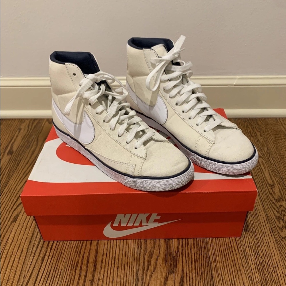 Size 9.5 - Nike Blazer Mid VNTG A.P.C. SP White New In Box